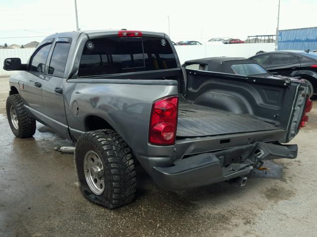 3D7KR28L29G506646 - 2009 DODGE RAM 2500 GRAY photo 3