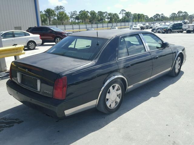 1G6KF57951U129633 - 2001 CADILLAC DEVILLE DT BLACK photo 4