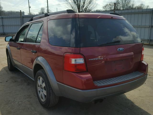 1FMZK04166GA37182 - 2006 FORD FREESTYLE RED photo 3