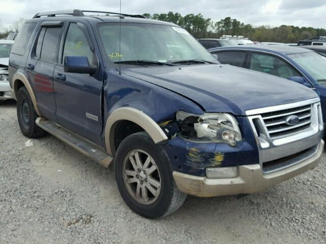 1FMEU64E17UA41383 - 2007 FORD EXPLORER E BLUE photo 1