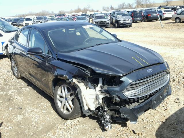 3FA6P0H7XER153909 - 2014 FORD FUSION SE GREEN photo 1