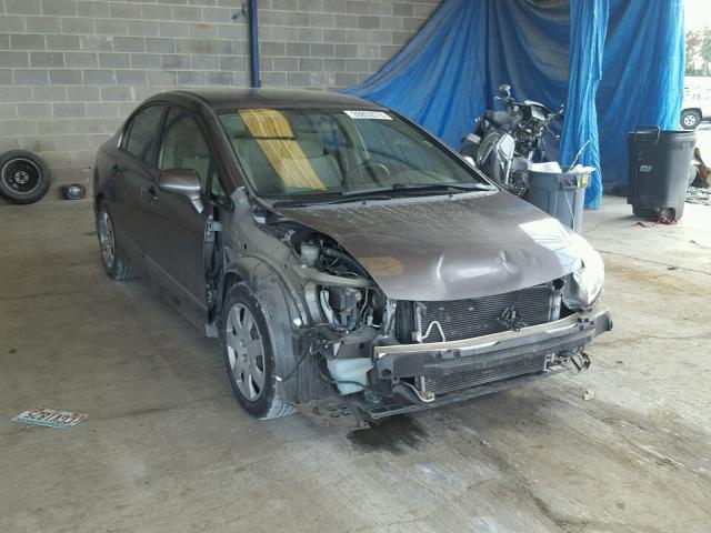 1HGFA16509L025753 - 2009 HONDA CIVIC LX CHARCOAL photo 1