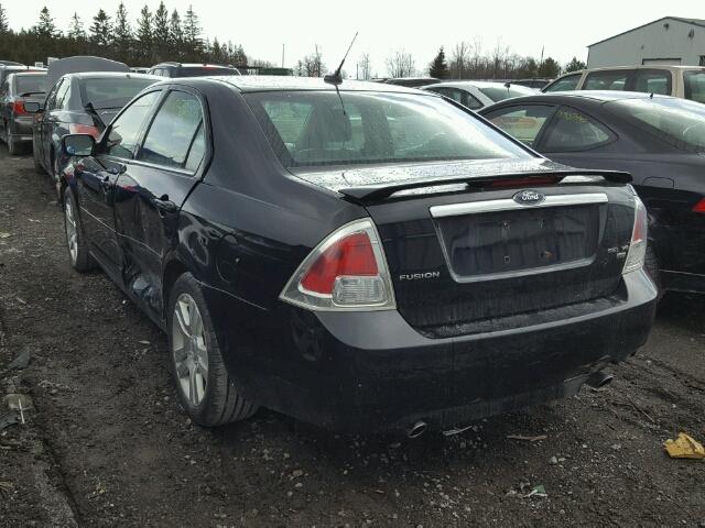 3FAHP02138R267199 - 2008 FORD FUSION SEL BLACK photo 3