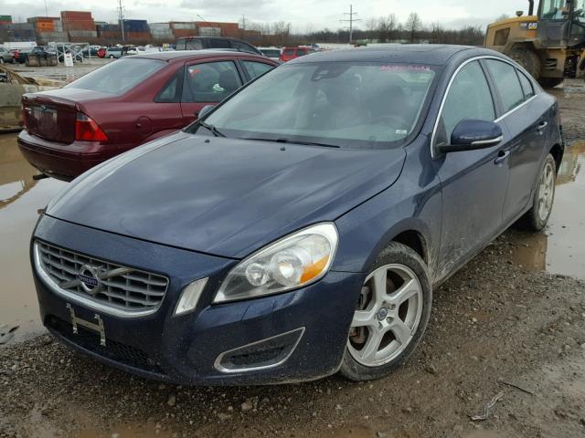 YV1622FS6C2039302 - 2012 VOLVO S60 T5 BLUE photo 2