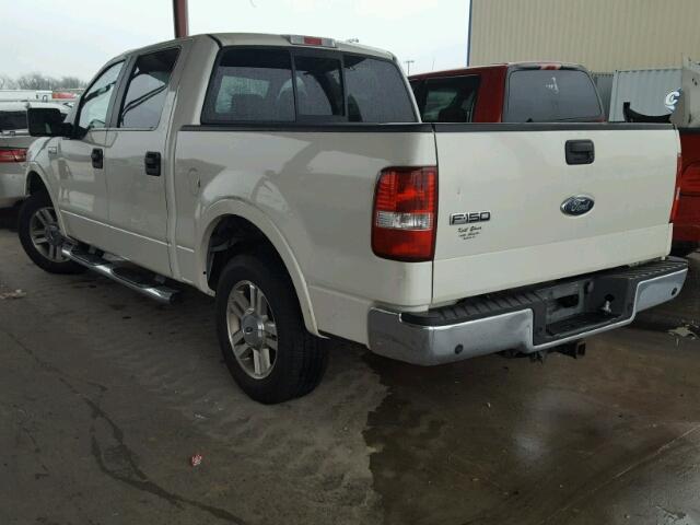 1FTPW12VX7FB17880 - 2007 FORD F150 SUPER WHITE photo 3