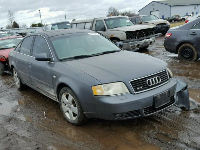 WAULT64B64N018608 - 2004 AUDI A6 3.0 QUA GRAY photo 1