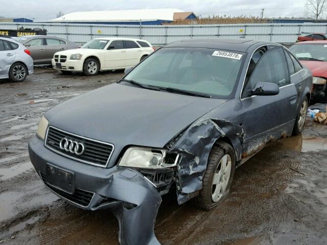 WAULT64B64N018608 - 2004 AUDI A6 3.0 QUA GRAY photo 2