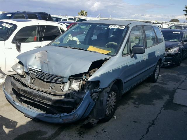 JHMRA1860TC011889 - 1996 HONDA ODYSSEY BA BLUE photo 2