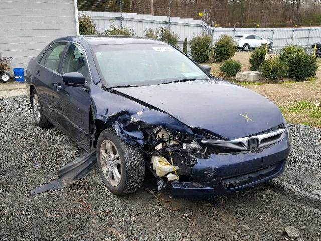 JHMCM56896C010303 - 2006 HONDA ACCORD EX BLUE photo 1