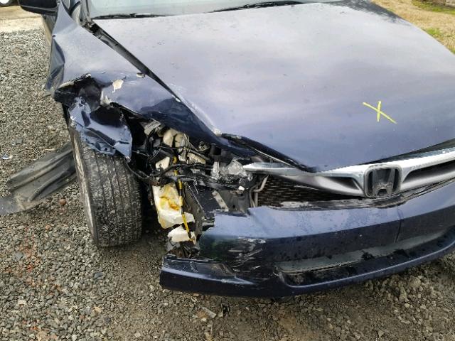 JHMCM56896C010303 - 2006 HONDA ACCORD EX BLUE photo 9