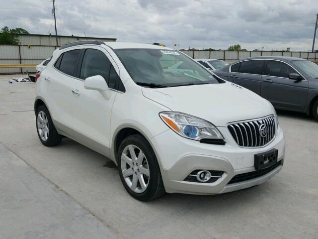 KL4CJCSBXDB089316 - 2013 BUICK ENCORE WHITE photo 1