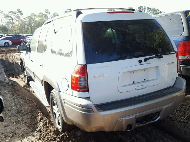 4NUES16S436100283 - 2003 ISUZU ASCENDER S თეთრი ფოტო 3