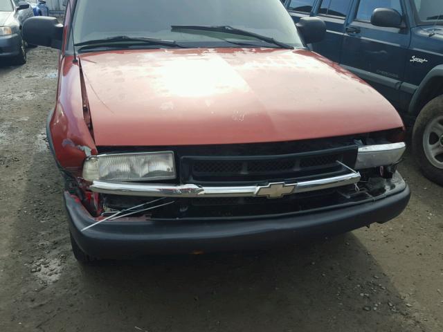 1GCCS1447Y8155118 - 2000 CHEVROLET S TRUCK S1 RED photo 9