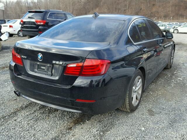 WBAXH5C57DDW11960 - 2013 BMW 528 XI BLACK photo 4