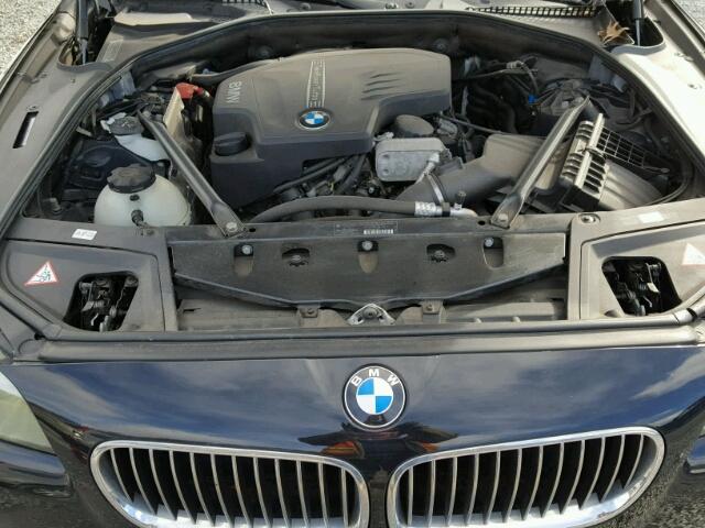 WBAXH5C57DDW11960 - 2013 BMW 528 XI BLACK photo 7