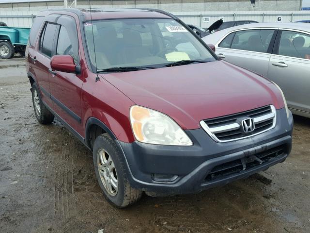 JHLRD78822C070974 - 2002 HONDA CR-V EX MAROON photo 1