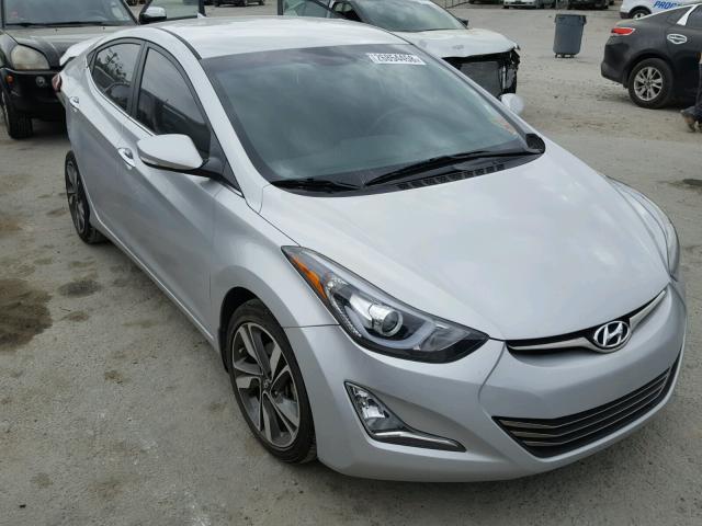 5NPDH4AE4FH612791 - 2015 HYUNDAI ELANTRA SE SILVER photo 1