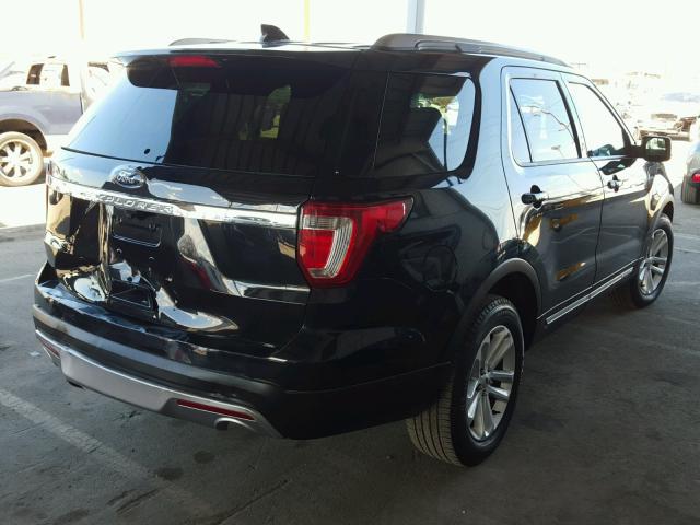 1FM5K7D80GGB72731 - 2016 FORD EXPLORER X BLACK photo 4