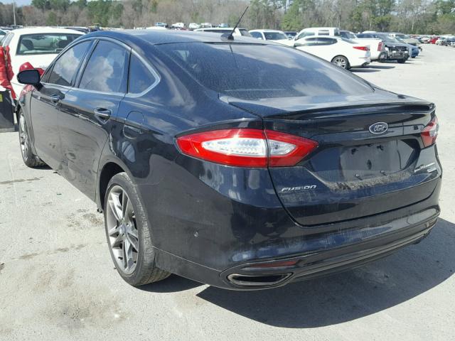 3FA6P0K97DR122495 - 2013 FORD FUSION TIT BLACK photo 3