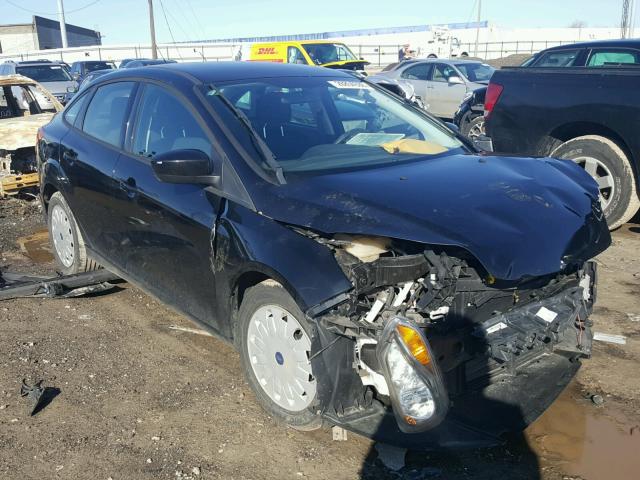 1FAHP3F26CL256578 - 2012 FORD FOCUS SE BLACK photo 1