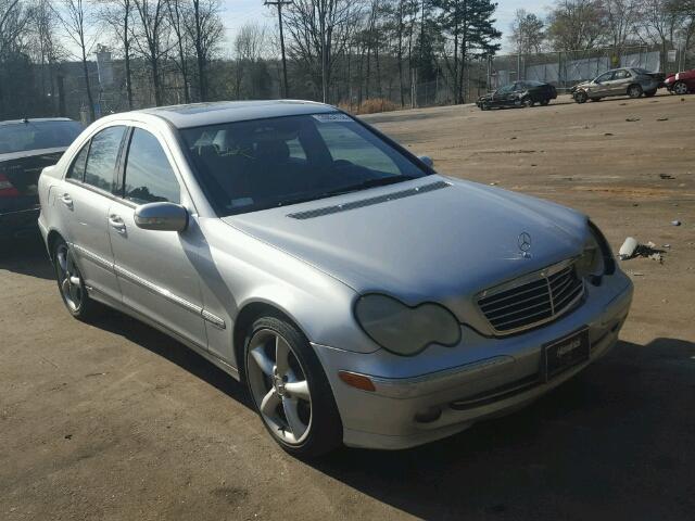 WDBRF40J24F548458 - 2004 MERCEDES-BENZ C 230K SPO SILVER photo 1