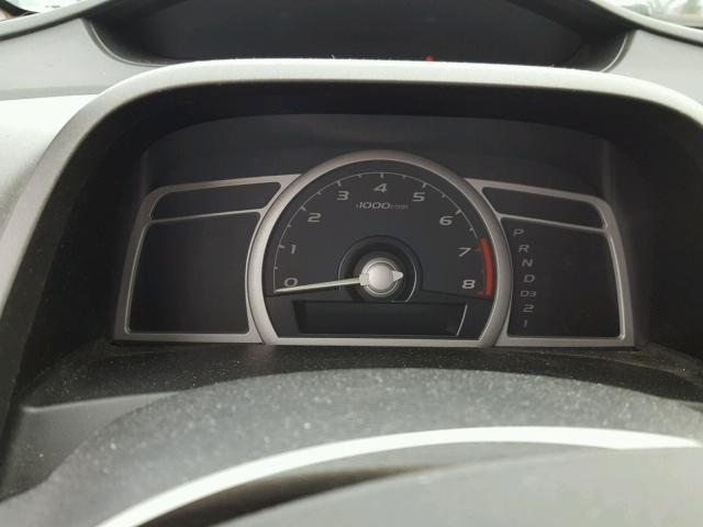 2HGFG12879H501122 - 2009 HONDA CIVIC EX წითელი ფოტო 8