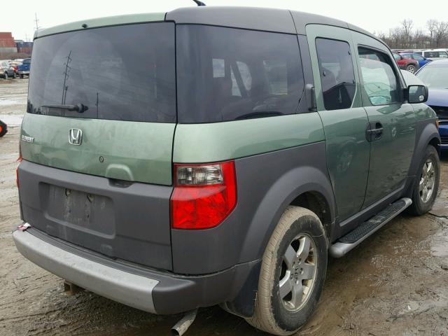 5J6YH285X3L043491 - 2003 HONDA ELEMENT EX GREEN photo 4