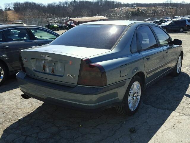 YV1TS90D611190469 - 2001 VOLVO S80 T6 GREEN photo 4