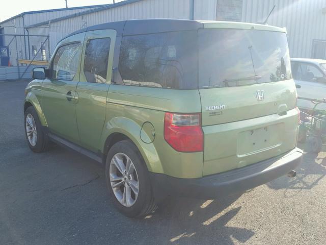 5J6YH28717L015389 - 2007 HONDA ELEMENT EX GREEN photo 3