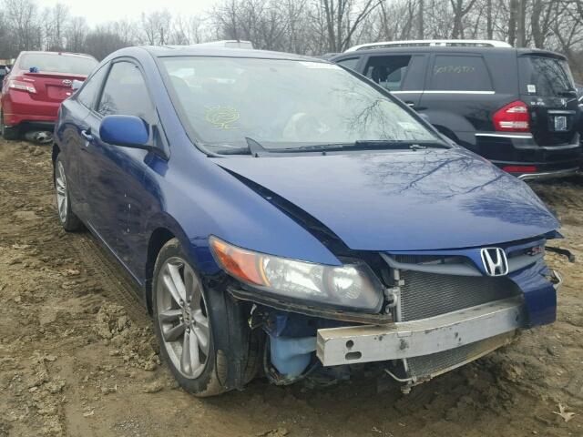 2HGFG21538H702558 - 2008 HONDA CIVIC SI BLUE photo 1