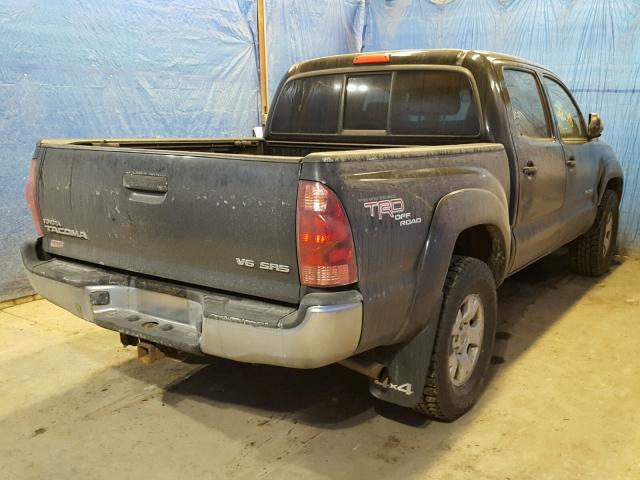 5TELU42N27Z345980 - 2007 TOYOTA TACOMA DOU BLACK photo 4