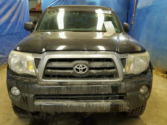 5TELU42N27Z345980 - 2007 TOYOTA TACOMA DOU BLACK photo 9