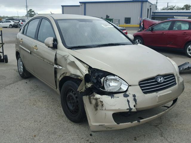 KMHCN46C67U087425 - 2007 HYUNDAI ACCENT GLS GOLD photo 1