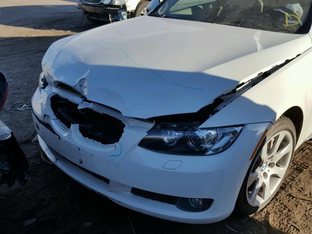 WBAWB73518P044108 - 2008 BMW 335 I WHITE photo 9