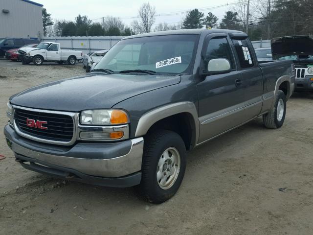 1GTEK19V2YE408194 - 2000 GMC NEW SIERRA GRAY photo 2