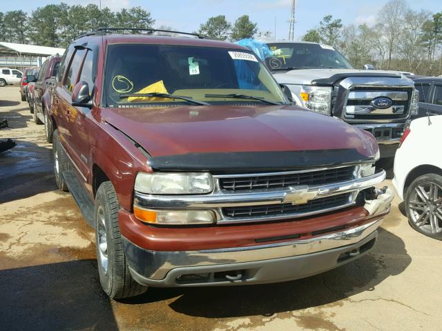 1GNEK13T1YJ165094 - 2000 CHEVROLET TAHOE K150 MAROON photo 1