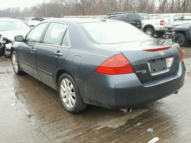 1HGCM665X6A048407 - 2006 HONDA ACCORD EX GRAY photo 3