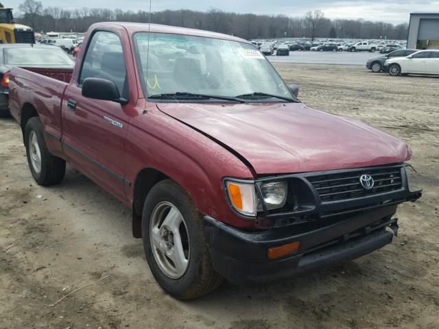 4TANL42N6TZ175443 - 1996 TOYOTA TACOMA RED photo 1