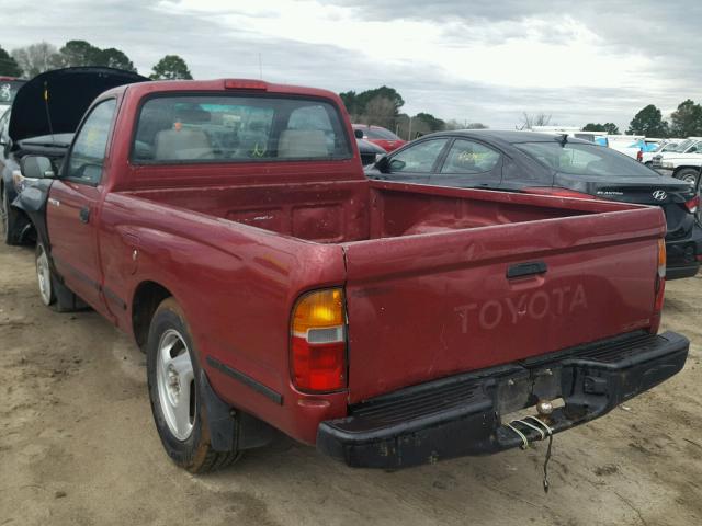 4TANL42N6TZ175443 - 1996 TOYOTA TACOMA RED photo 3