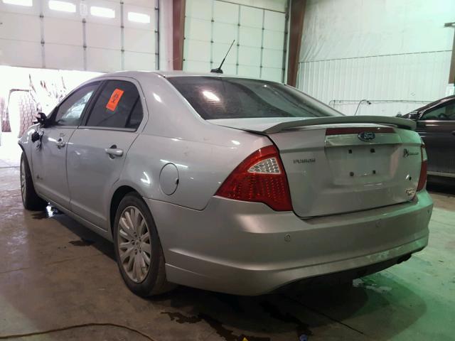 3FADP0L38AR201154 - 2010 FORD FUSION HYB SILVER photo 3