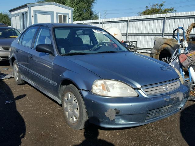 2HGEJ6673XH536314 - 1999 HONDA CIVIC LX BLUE photo 1