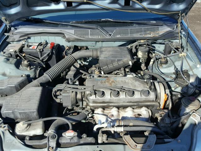 2HGEJ6673XH536314 - 1999 HONDA CIVIC LX BLUE photo 7