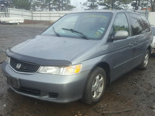 2HKRL18621H513591 - 2001 HONDA ODYSSEY EX GRAY photo 2