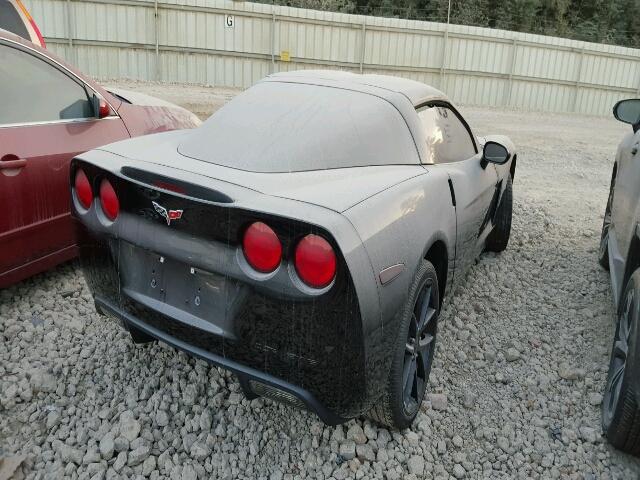 1G1YY26E775100290 - 2007 CHEVROLET CORVETTE Z BLACK photo 4