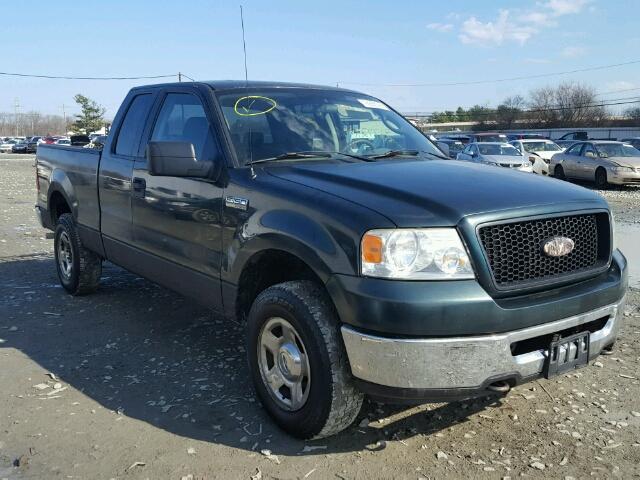 1FTRX14W36KB90560 - 2006 FORD F150 GREEN photo 1