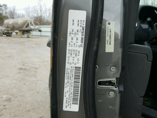 1J4NF1FB0BD212468 - 2011 JEEP COMPASS SP GRAY photo 10