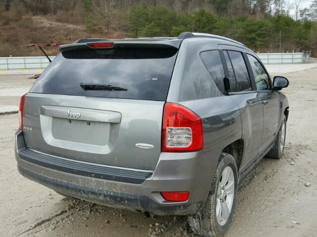 1J4NF1FB0BD212468 - 2011 JEEP COMPASS SP GRAY photo 4