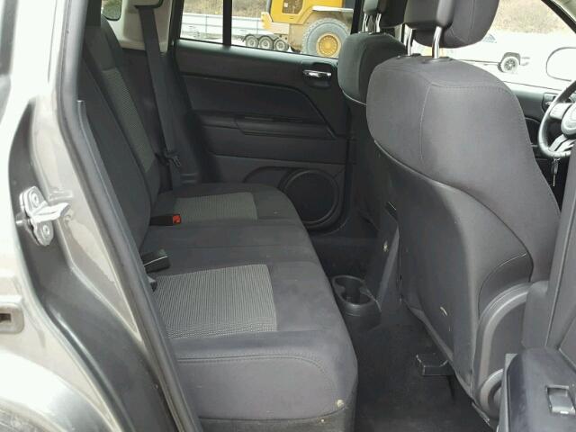 1J4NF1FB0BD212468 - 2011 JEEP COMPASS SP GRAY photo 6