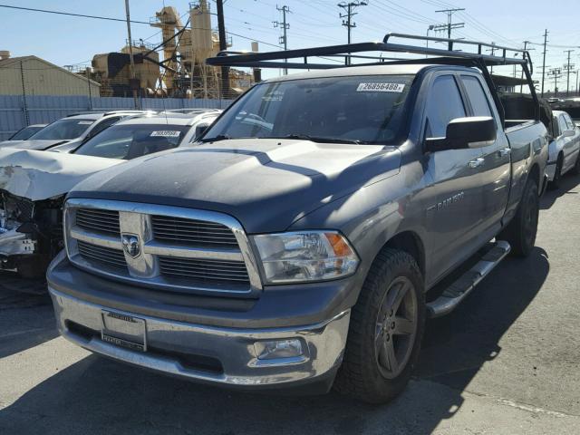 1C6RD6GT5CS101081 - 2012 DODGE RAM 1500 S GRAY photo 2