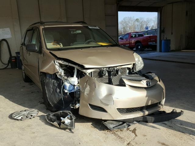 5TDZA23C96S489901 - 2006 TOYOTA SIENNA CE TAN photo 1